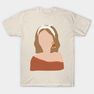 Boho Woman Light Brown Hair T-Shirt